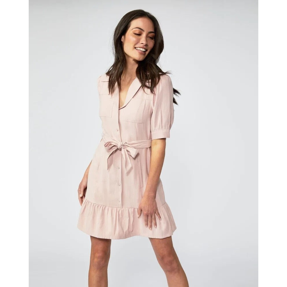Paige Women's Mayslie Dress Size XS Blush NWOT *Missing Belt